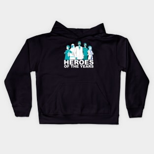 Heroes of Covid-19 War Kids Hoodie